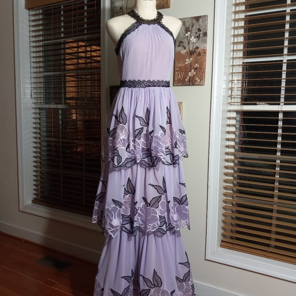 NEW Women's Marchesa Notte Long Dress Size 4